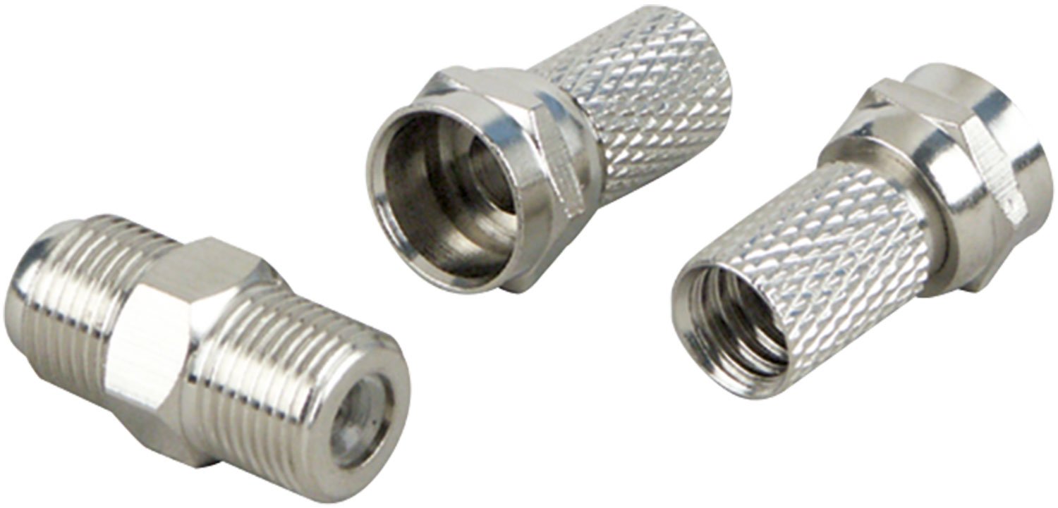 SCHWAIGER F-Stecker 3er-Set 7mm