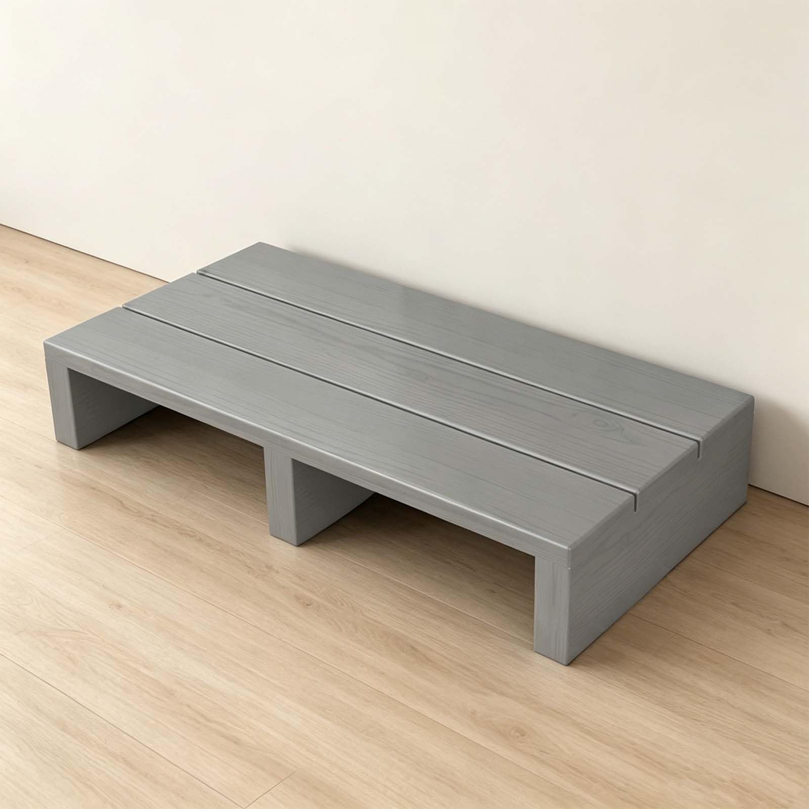 Falenia Wooden Step Stool,Non-Slip Outdoor Half Step, for High Beds Solid Wooden Mobility,for Deck Bathroom Garages,Anti-tipping,Mobility Stepping Stools,No Assembly Required.