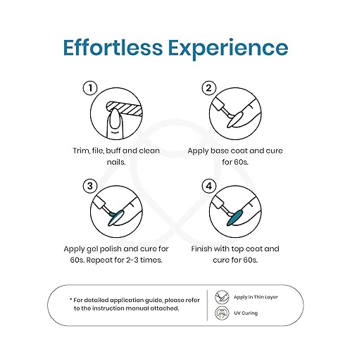 Miniatura 7 de Beetles - Juego de 6 esmaltes de uñas en gel con purpurina, color perlado, colección Mermaid Treasures, azul prusiano sexy, diseño de arte de uñas,