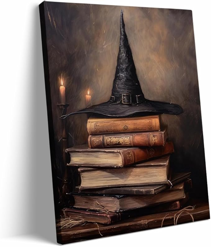 Amazon.com: Vintage Victorian Gothic Halloween Wall Art Print Witchy ...