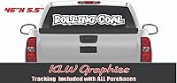 Vista 3 de 46" Rolling Coal Banner Window Decal Sticker Truck Diesel 7.3 6.6 Super Duty