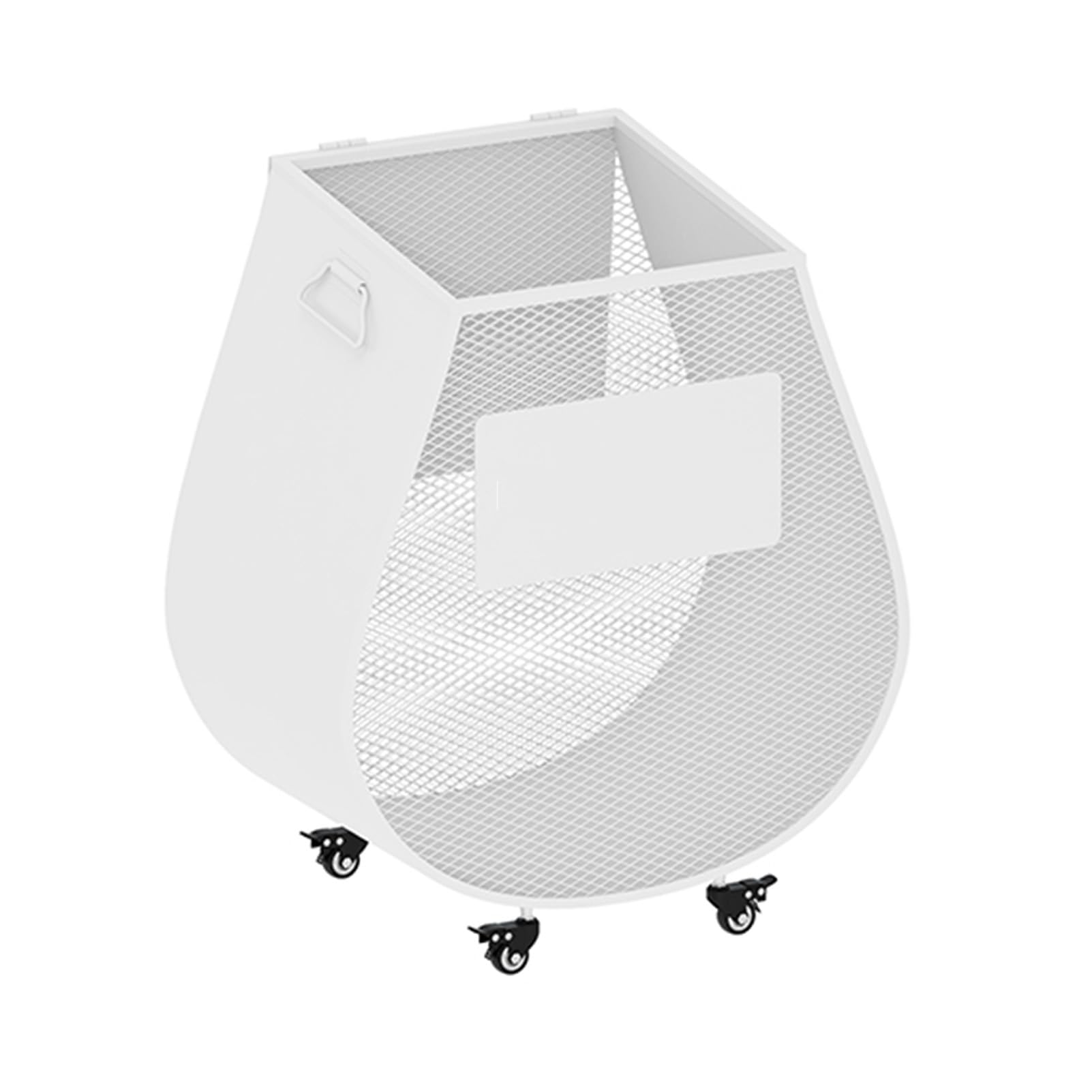 Iron Dirty Clothes Basket with Lid, Laundry Basket, Dirty Clothes Yoga Mat Minimalist Storage Basket, Household Dirty Clothes Basket