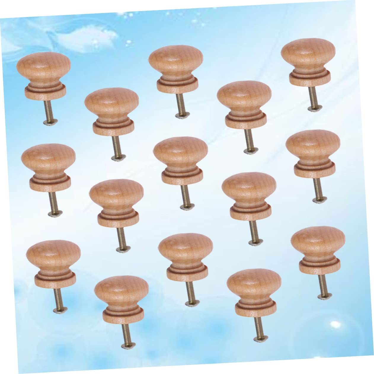BESTonZON 45 Pz mobili d'epoca pomelli antichi maniglia decorazioni in oro mobilia pomello del mobile in legno pomelli dei cassetti porta di legno maneggiare mobile bar decorare Bambù