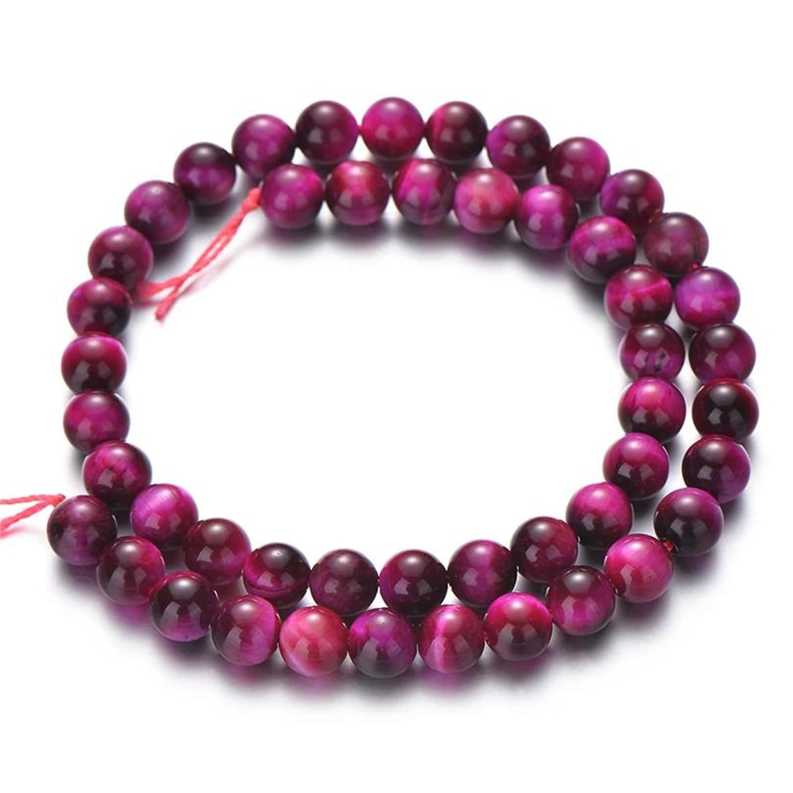 4, 6, 8, 10 mm, cuentas espaciadoras redondas de piedra natural de ojo de tigre para joyas, collares, pulseras, bricolaje