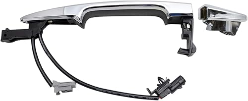 Miniatura 249 de TRQ Manija de puerta exterior texturizada LH del conductor trasero para Chevy GMC Pickup Truck SUV