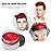 Red Temporary Hair Dye Wax Natural Instant Hair Color Wax Pomades 4.23 oz,Hair Styling Clay for Party, Cosplay, Halloween,Christmas