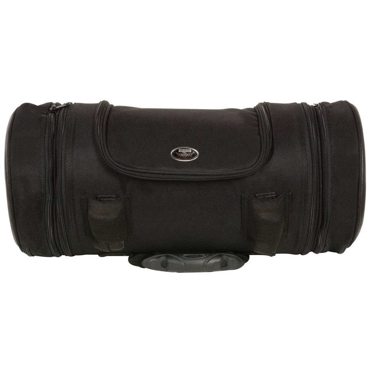 Milwaukee mp8135-blk-pcs rollo bolsa negro grande de material textil para moto 6
