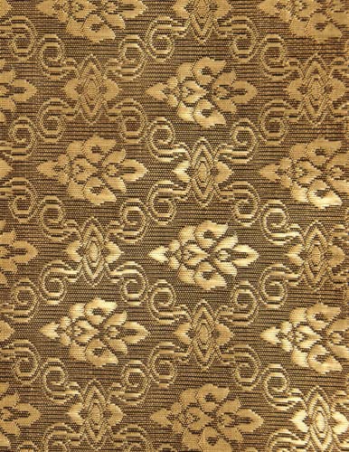 Large Decorative books for coffee table | Covered in Royal Thai Gold Silk Thread Pattern Print | The modern way to dress your table, bookshelf and for ... with these accent books | Home Decor styling