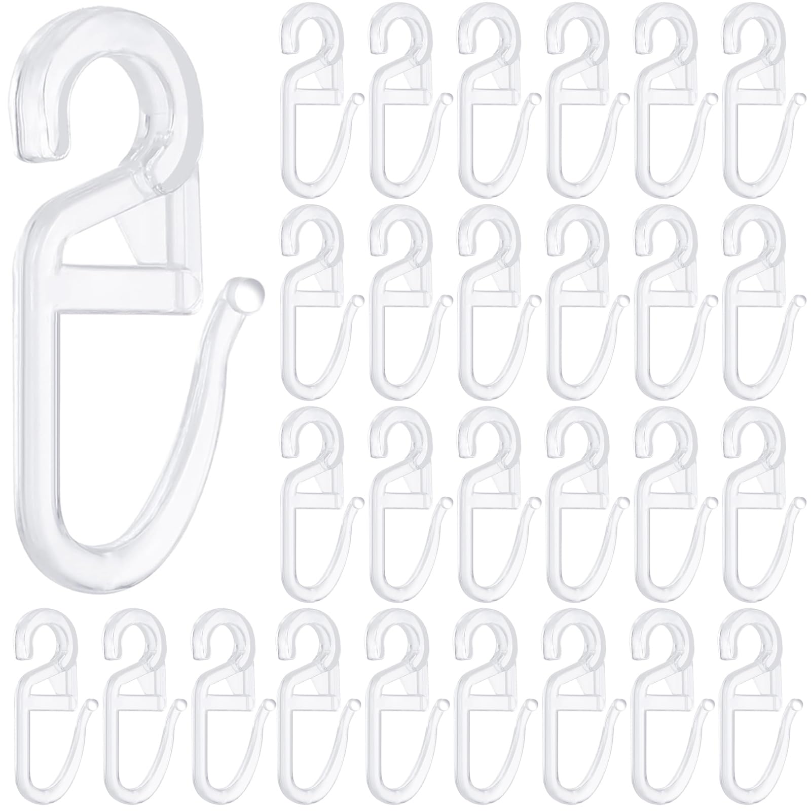 Create Idea Lot De 50 Crochets Pliables En Plastique Blanc