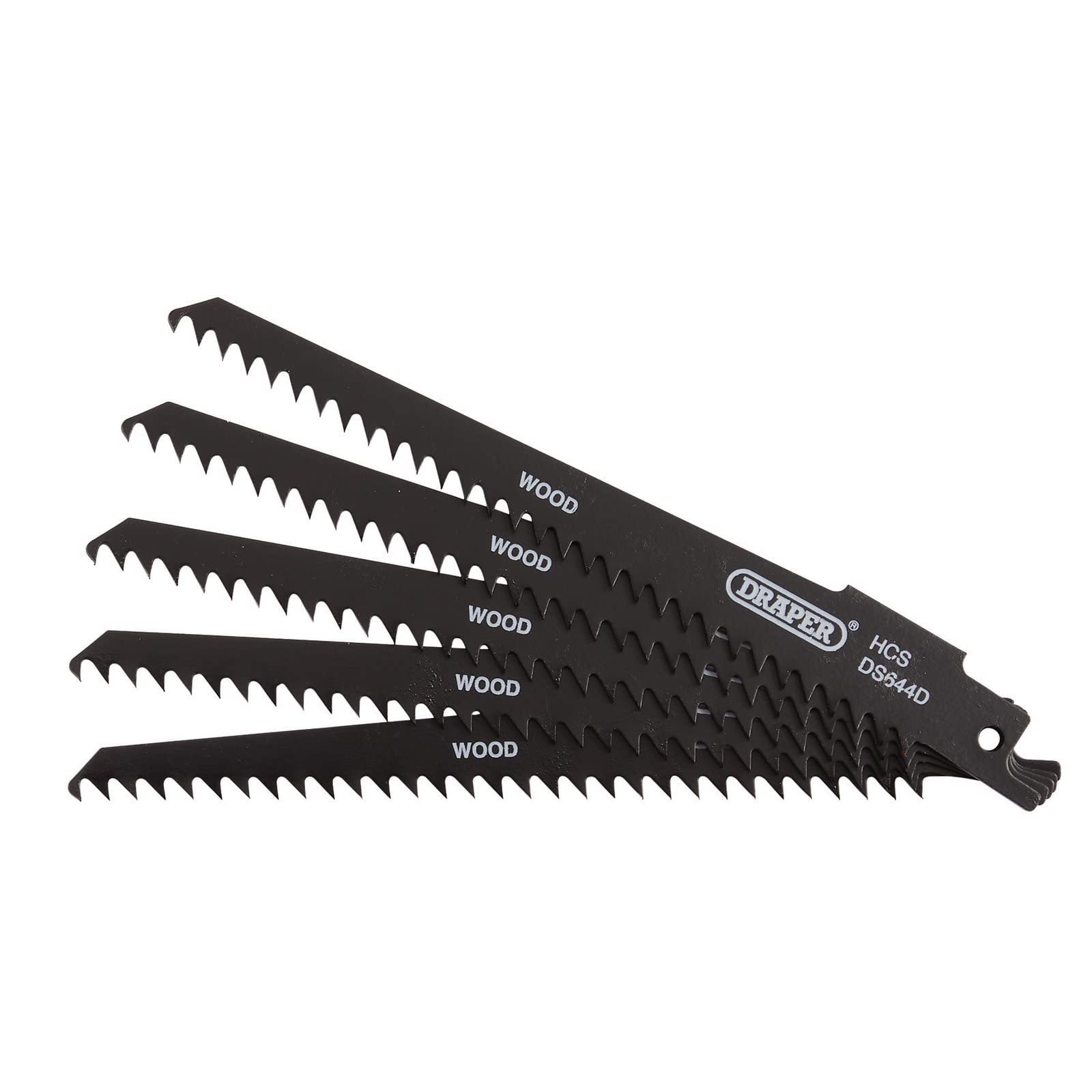 Draper Wood And Plastic Cutting Reciprocating Sabre Saw Blades