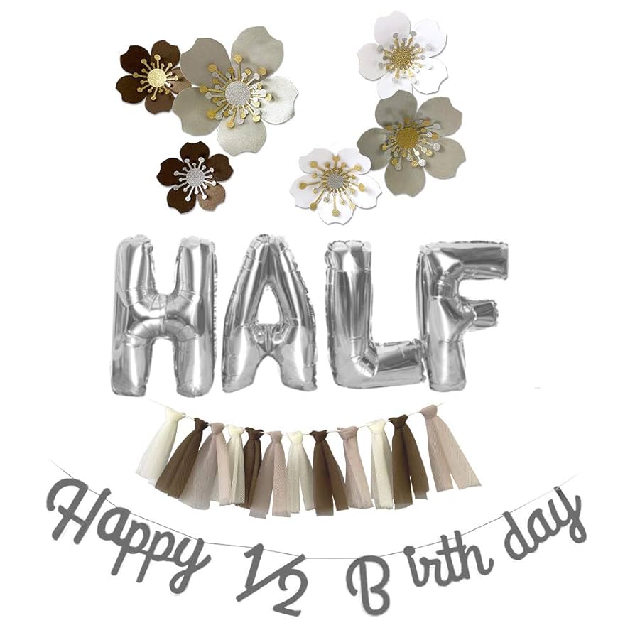 ぜろちょこ様✶⋆確認専用ページ ハーフバースデーガーランド Amazon.co.jp: regalo ハーフバースデー 飾り付け セット 飾り