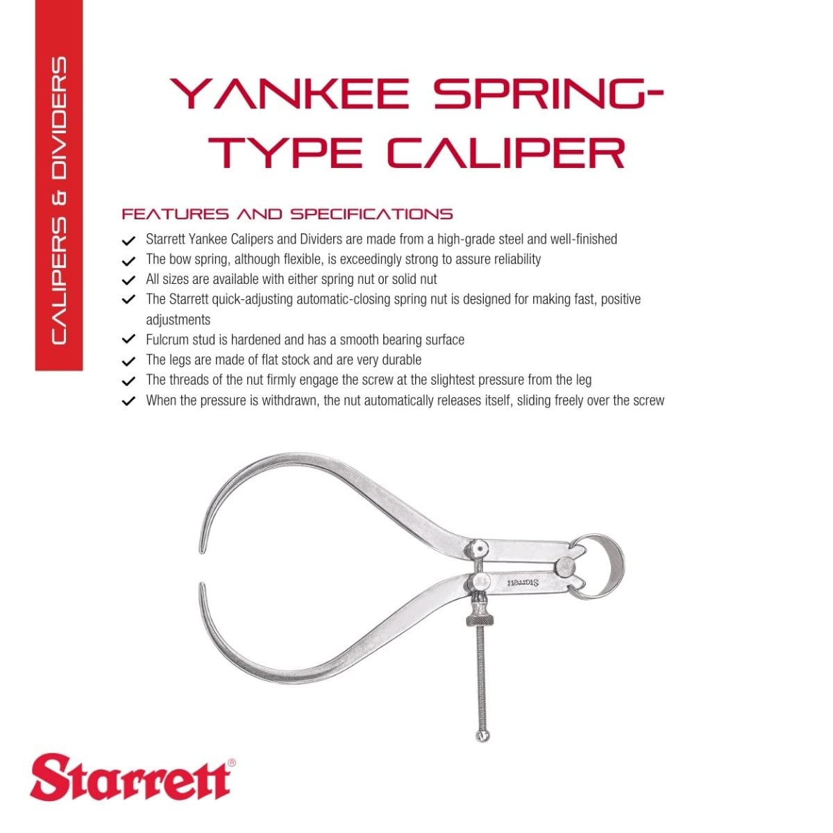 Starrett, Calibro a compasso 150/6 mm, 79A-6