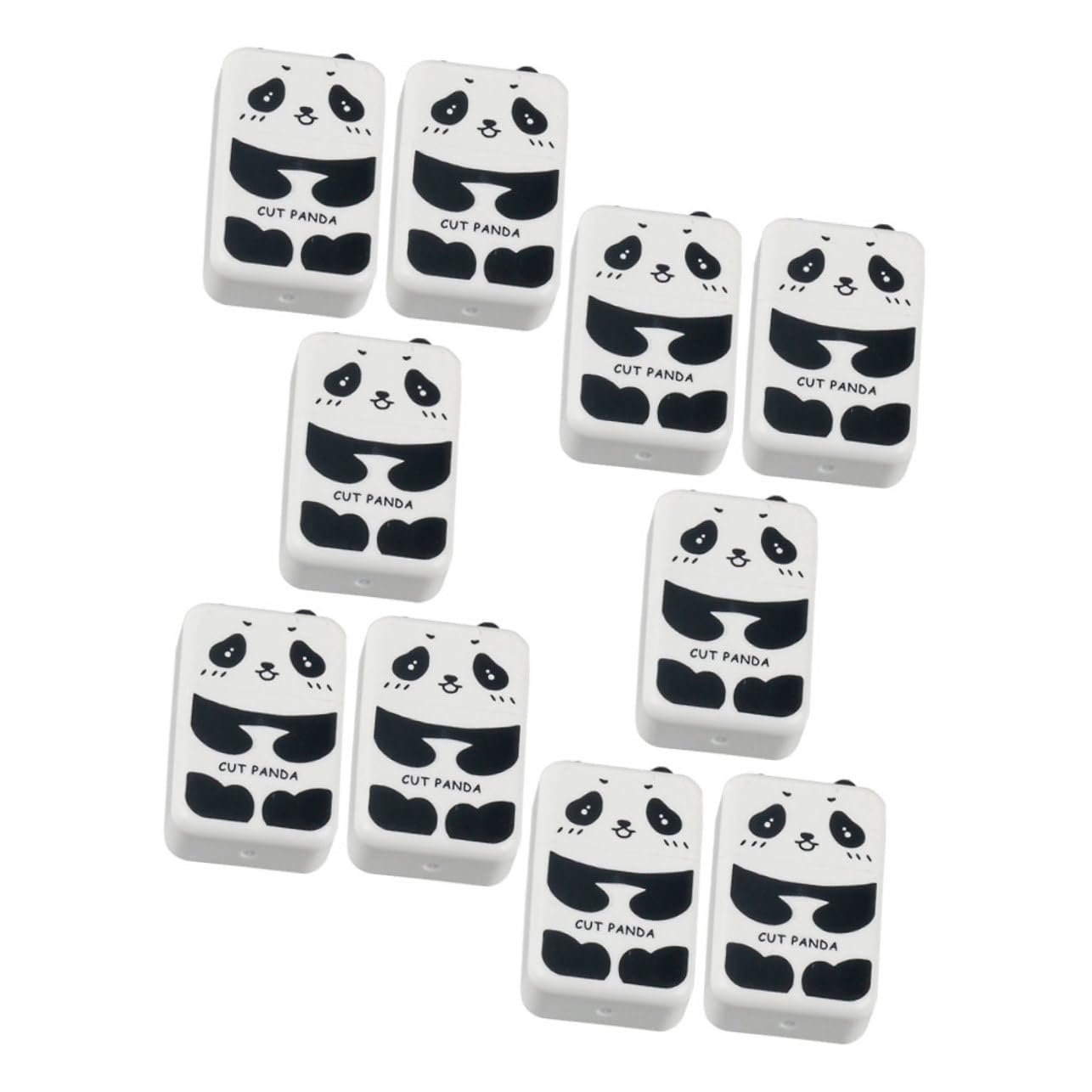 OSALADI 4 Set Gomma Da Cancellare Panda Bullette Carine Gomme Da Cancellare Panda Gomme Da Scrivere Cancella Cartone Animato Gomma Da Cancellare Portatile Eliminati Di Fumetti 10 Pezzi*4