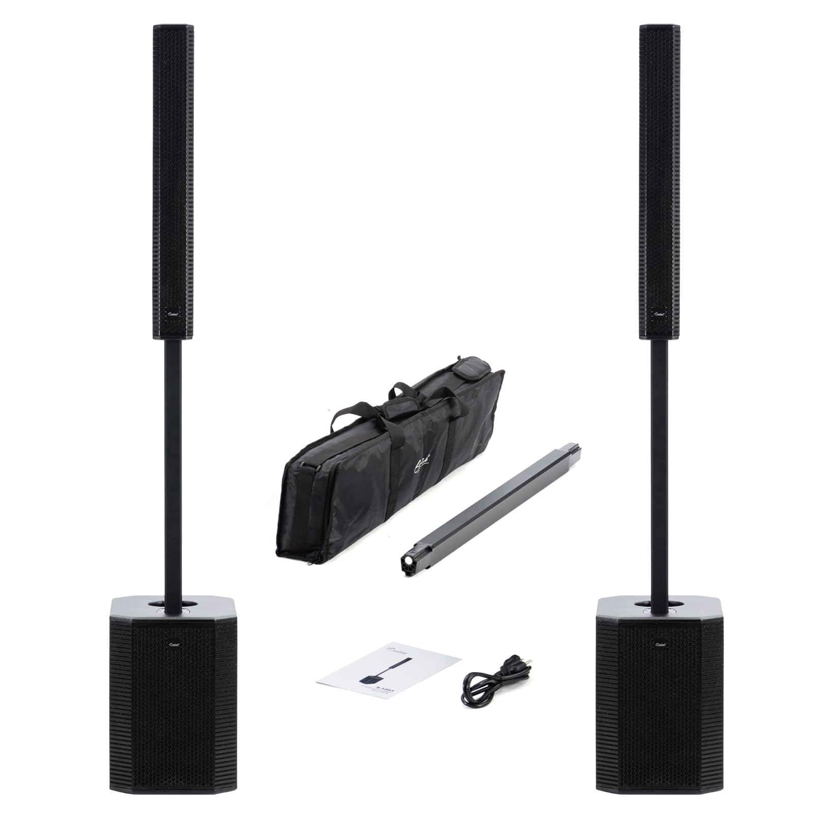 Amazon.com: EXOTON S-1203 Portable Line Array Column PA/DJ System with ...