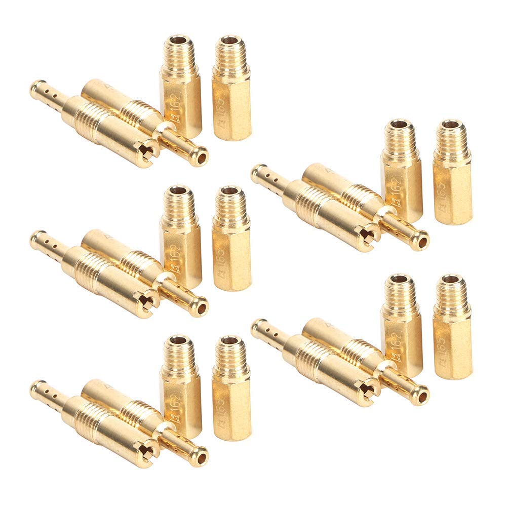 Yctze Kit de jet principal 20 pièces ensemble lent pilote adapté pour OKO KOSO PE PWK Carb