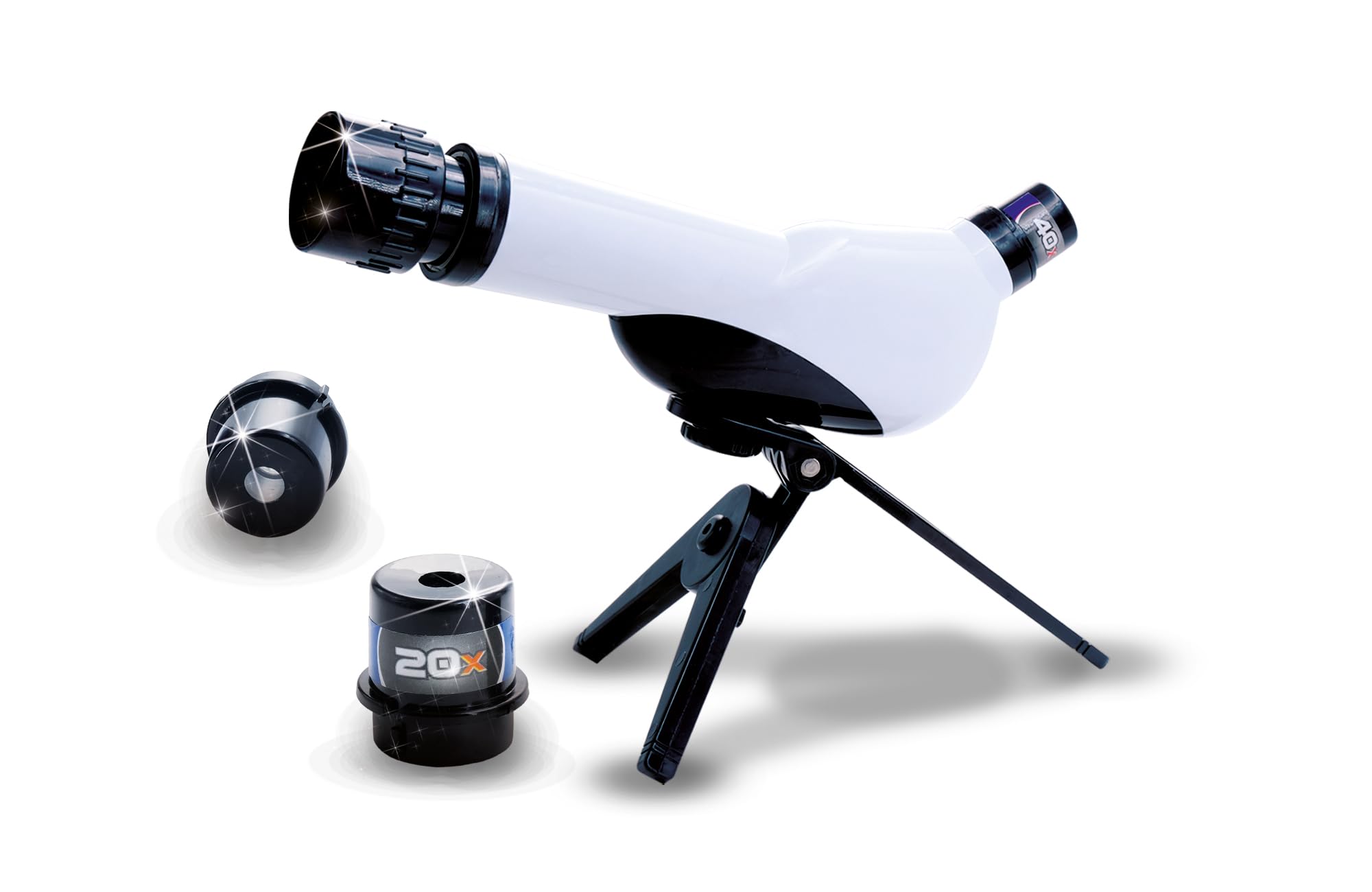 Lisciani I'm A Genius – Telescopio para niños a Partir de 7 años – Juego Educativo de Astronomía – Observación de Las Estrellas y Naturaleza – Zoom x20x30x40 – Idea de Regalo de cumpleaños
