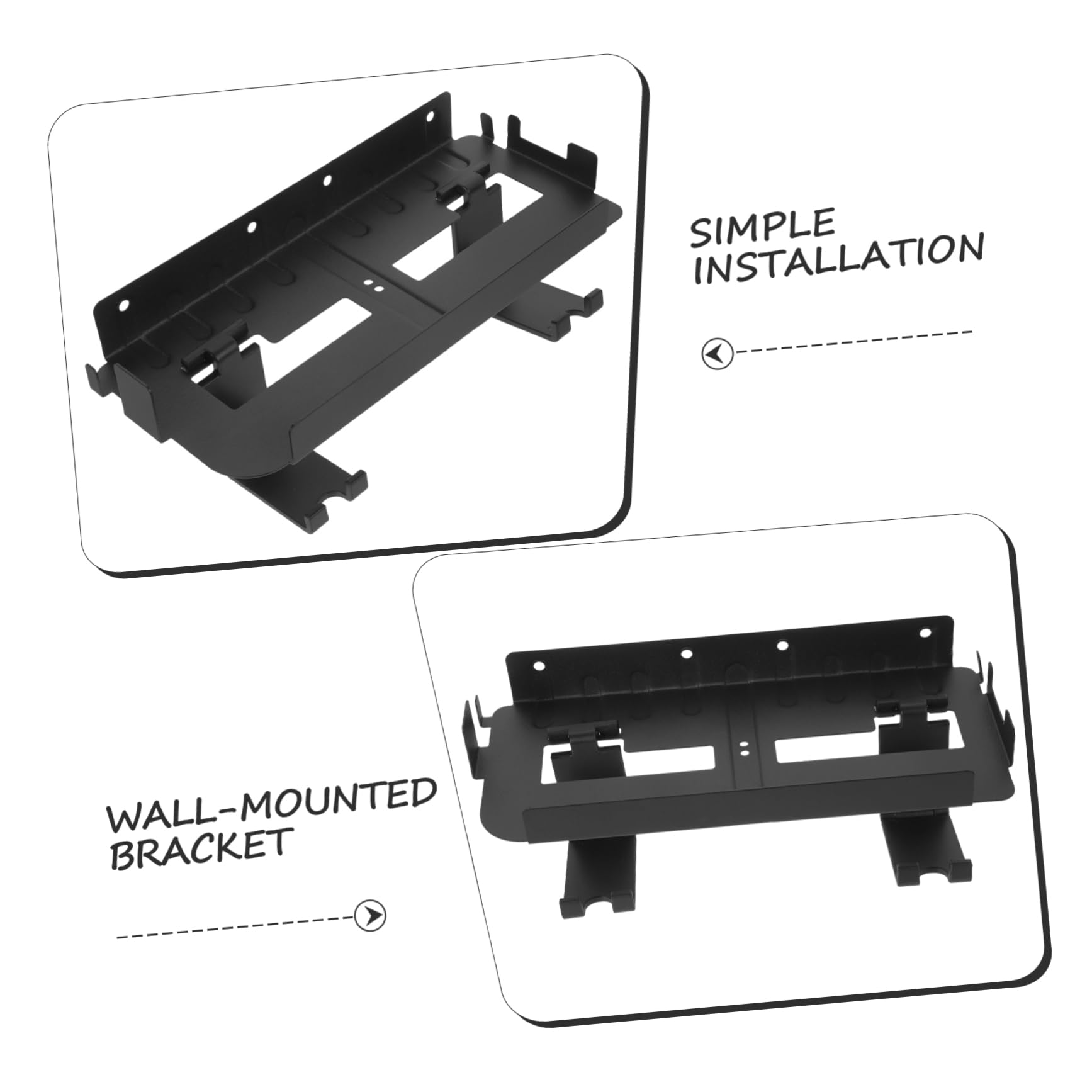Soporte para Montaje en Pared Muro Pararse Soporte para Monitor de Monitor del Controlador de Juego de Pared del Controlador Planchar Black