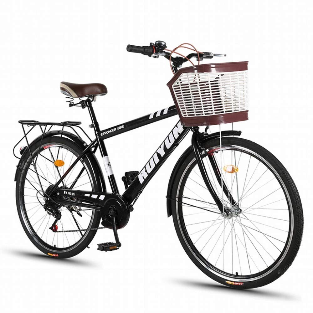 Vélo rétro adulte 26 pouces noir léger pour éviter les bouchons