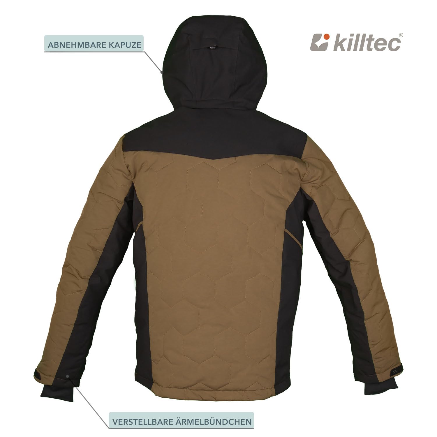 Killtec Herren Skianzug 2-tlg. Skijacke und Skihose - winddicht, wasserdicht mit 10.000mm Wassersäule, atmungsaktiv