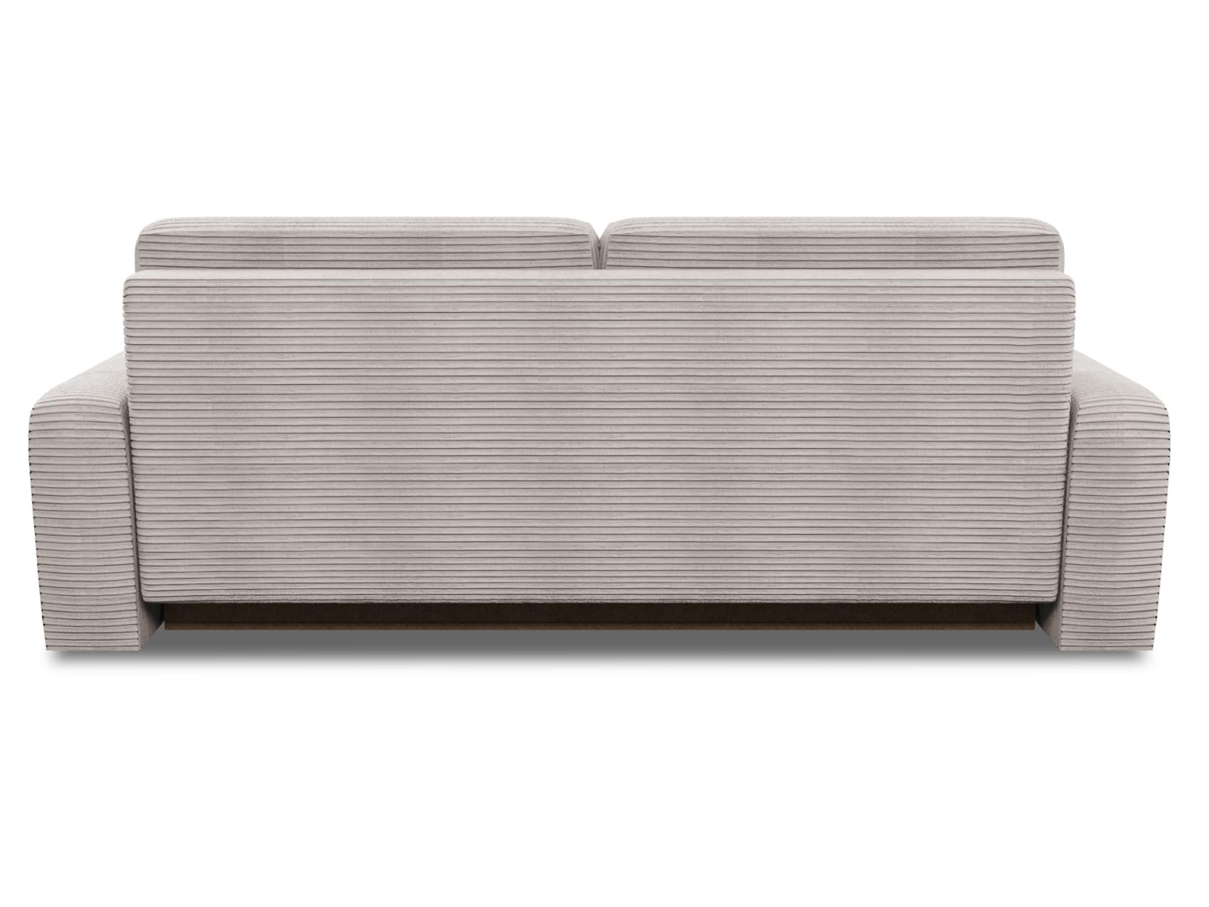 Sofnet - Schlafsofa Spark mit Bettkasten (Beige, Poso 100) | Sofa mit Schlaffunktion, Bettsofa, Polstersofa, Bonellfederkern, Cordstoff, große Schlaffläche, TOP Design