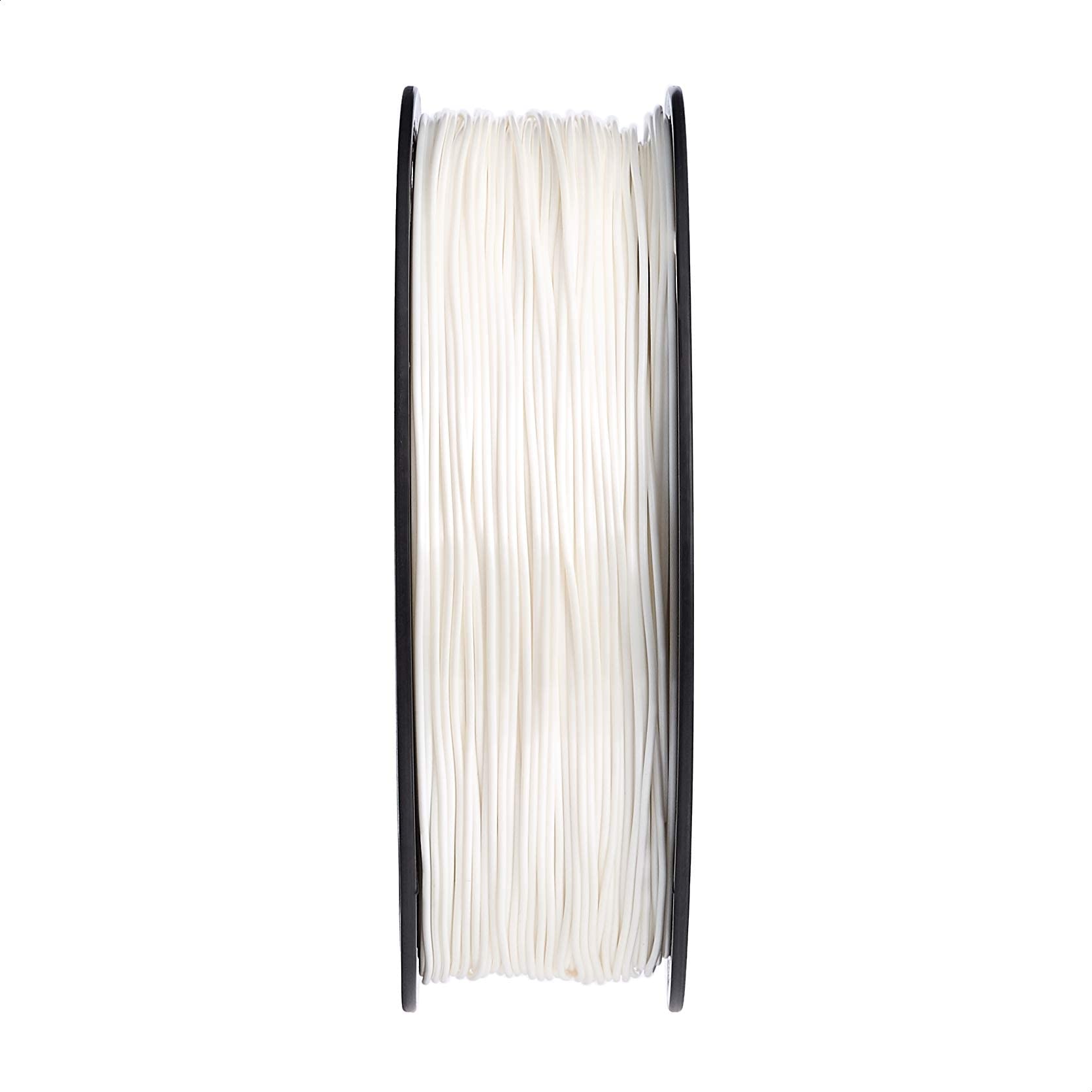 Amazon Basics, Filamento in PLA effetto seta per stampante 3D, 1.75 mm, in bobina da 1 kg, seta bianco sporco