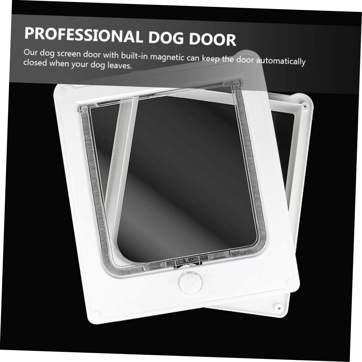 Mikikit Porte pour Animaux Chatière pour et Chiens Accessoire Durable et Installation Facile Dimensions Conception Attrayante pour Pratique