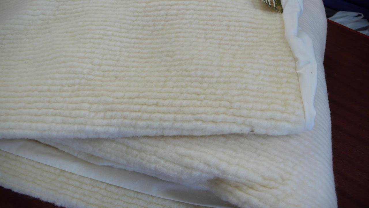 CUBRECOLCHON DE Lana Y Algodon Sistema DE Descanso Tradicional Bienestar del SUEÑO (Lana 500 GR, Cama 150 X 190 CM)