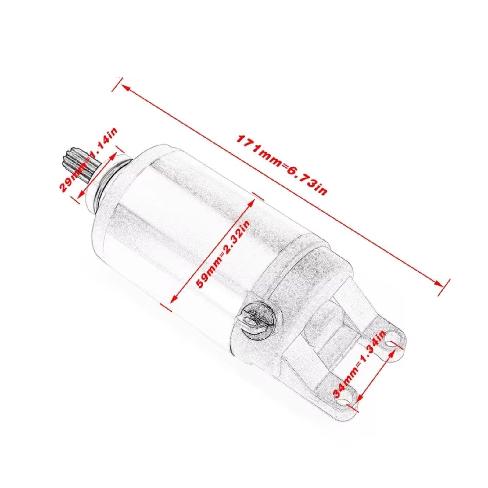 Motor Arranque Motocicleta Para Suzuki Para AN250 Para Burgman 250 1998-14