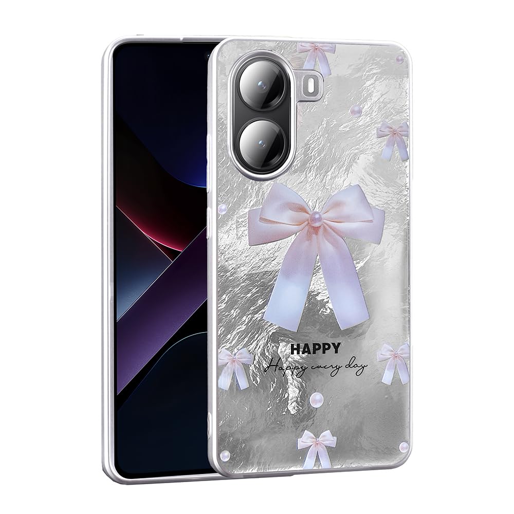 Zore Xiaomi ile uyumlu Poco X7 Pro Kılıf Desenli Zore Mep Kapak İncili Fiyonk