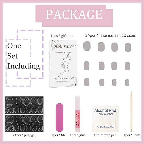 Uñas postizas a presión medianas para el día de San Valentín con patrón de corazón diamantes de imitación uñas postizas para mujer 24 unidades