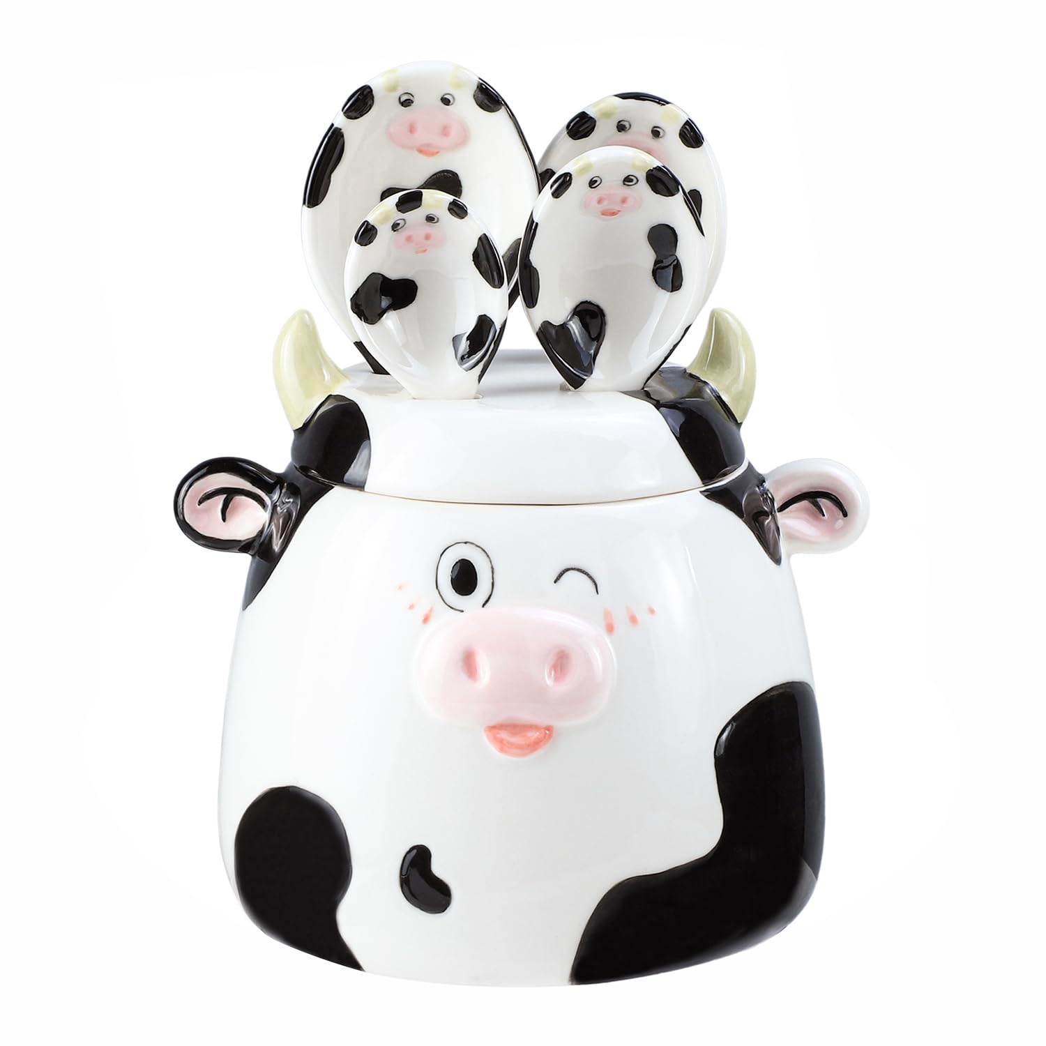 Cuillères à mesurer en porcelaine céramique doseur pâtisserie