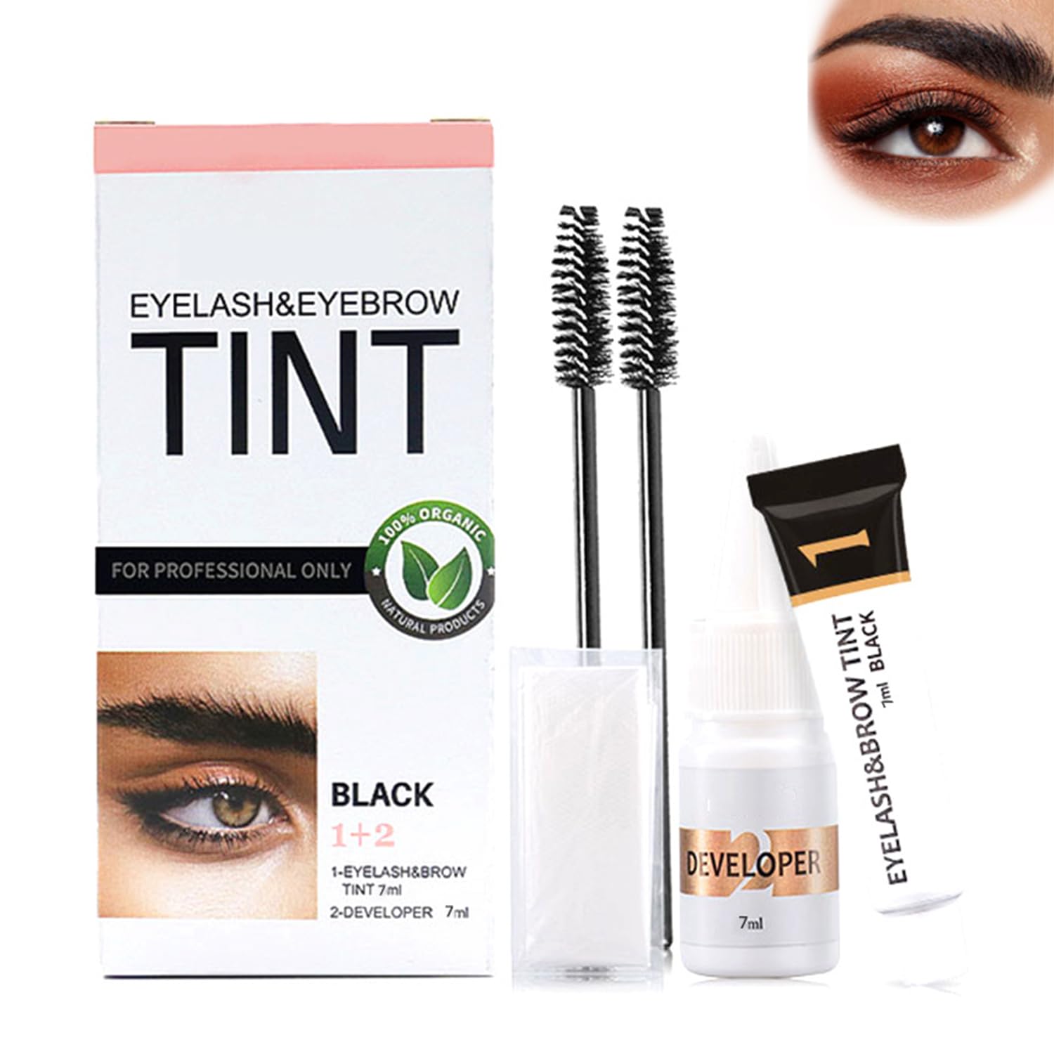 2-in-1 Eyebrow & Eyelash Tint Kit