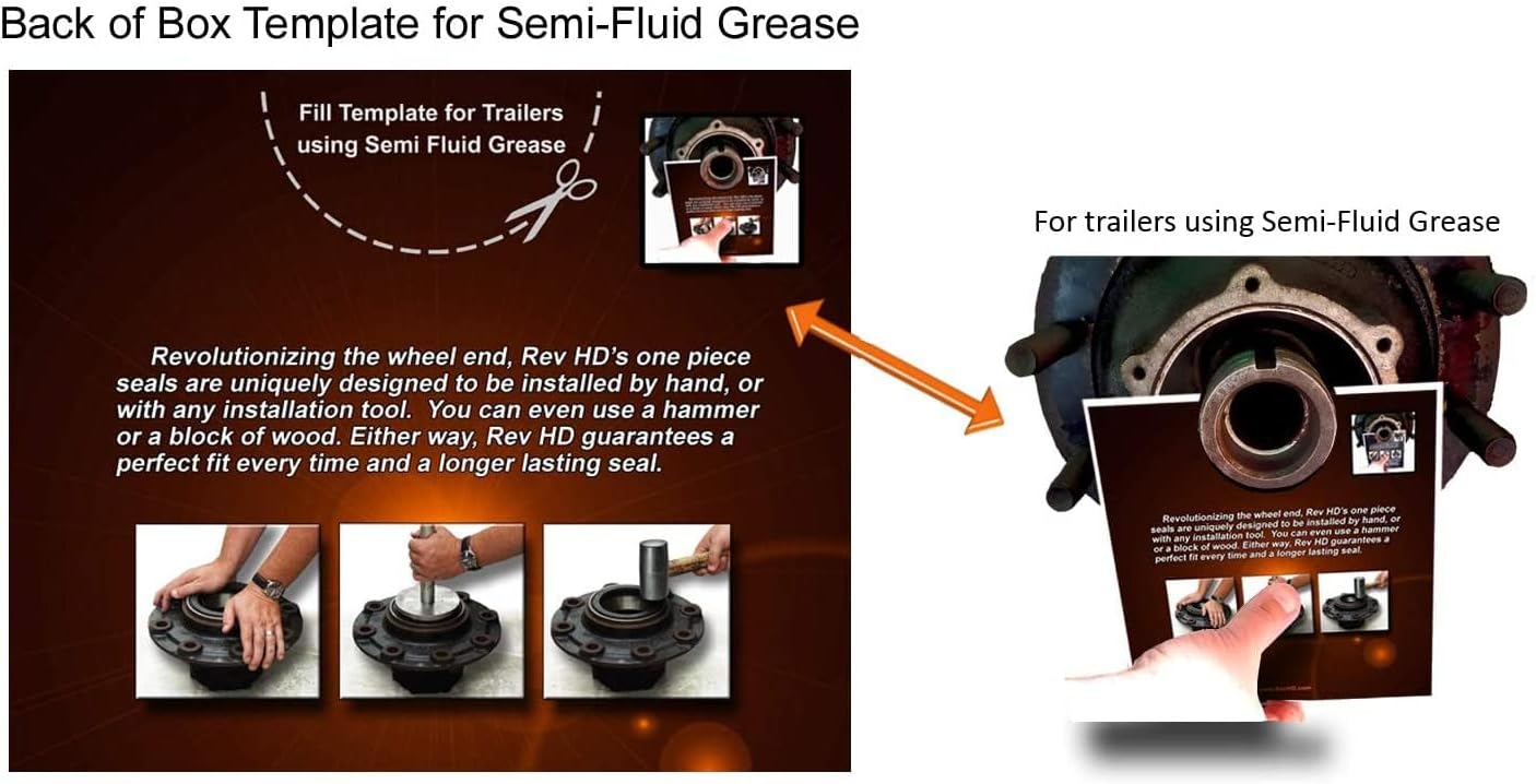 R1-T04 Rev 1 Trailer Seal for Straight Spindle (Fits: 373-0123, 370065A, 42627)