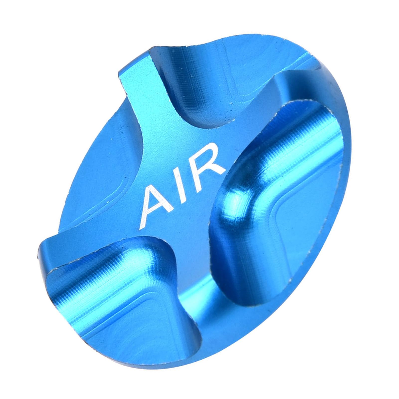 Valve Cap, Axxessory Valve Cap, Aluminum Alloy Front Fork for Men and Women, Outdoor (Blue)