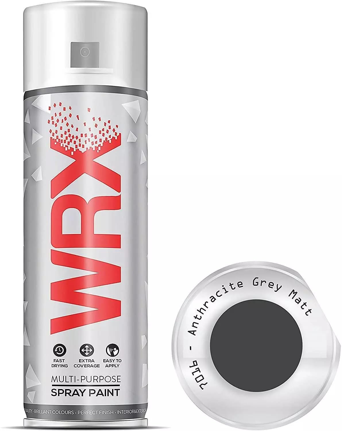Wrx Anthracite/Grey 2X Matt Spray Paint 400Ml Ral 7016 - Image 3