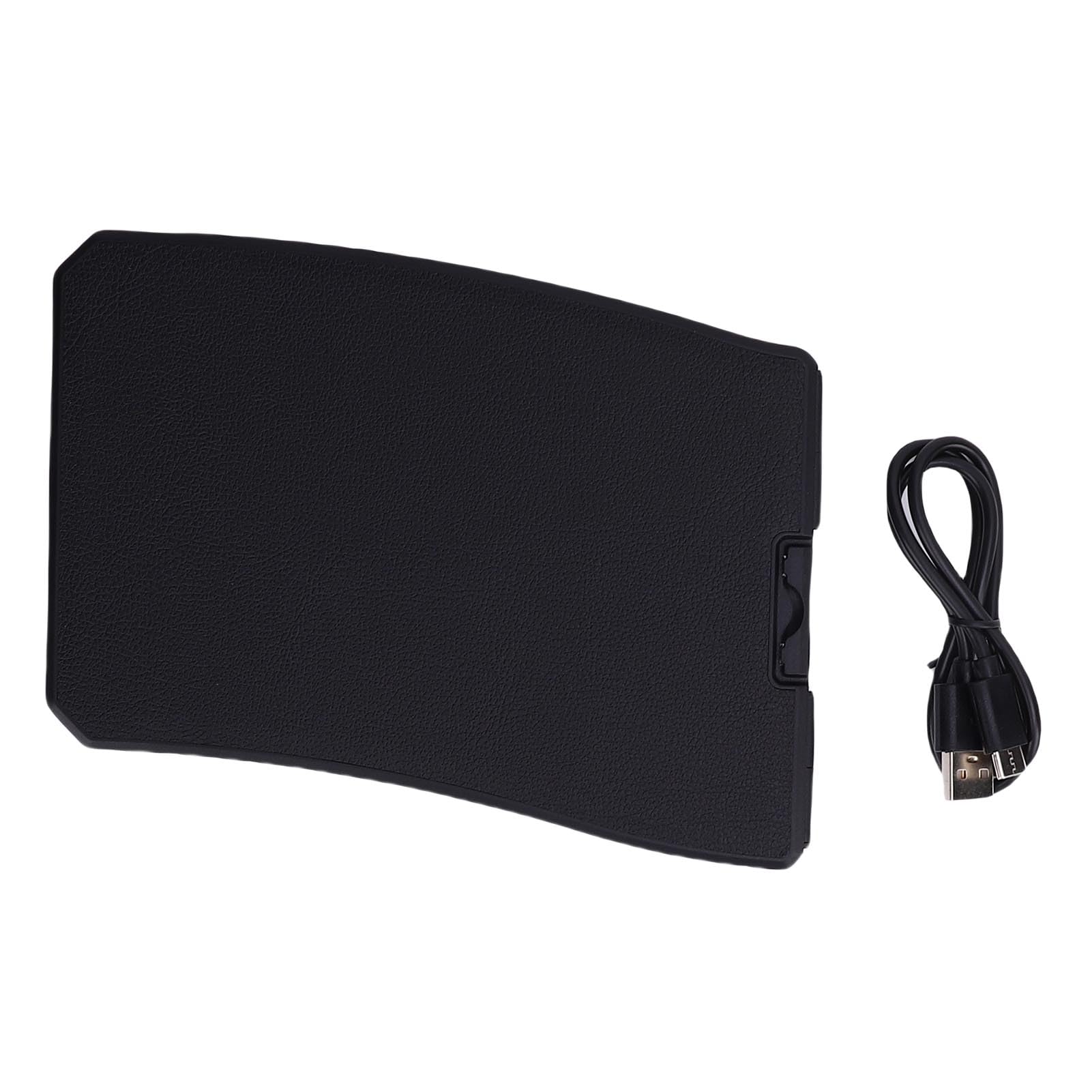 Zunate Tastiera Pieghevole Ergonomica, a Forma di Tastiera Bluetooth Portatile a Forma di Forma con Angolo a 166 ° per Affari e Viaggi, per IOS Android OS X