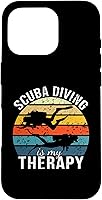 Vista 20 de Funda para iPhone 12 Pro Max Scuba Diving Is My Therapy Scuba Diver