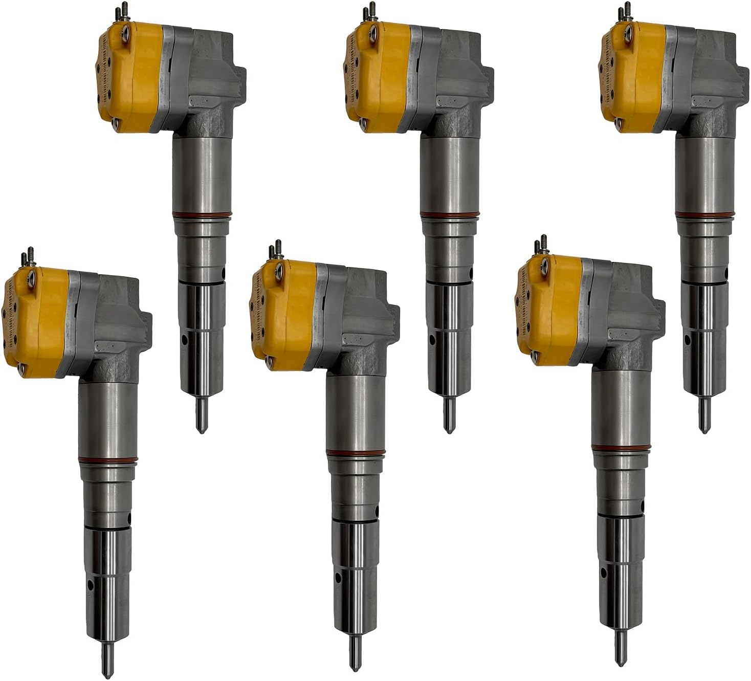 6PCS Common Rail Fuel Injector 232-1172 2321172 Fits for Caterpillar CAT 769D 773D 775D Truck