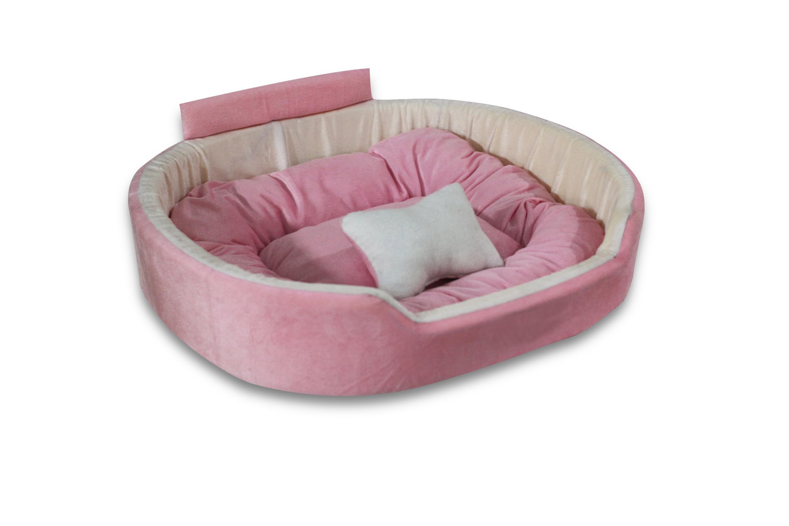 Expecting Smile Reversible Super Soft Premium Fluffy Velvet Sofa Shape Dog Cat Pet Bed, Soft and Comfortable,with Pillow Light Pink Black 3 (B0CKRZ82GY) Amazon Price History, Amazon Price Tracker