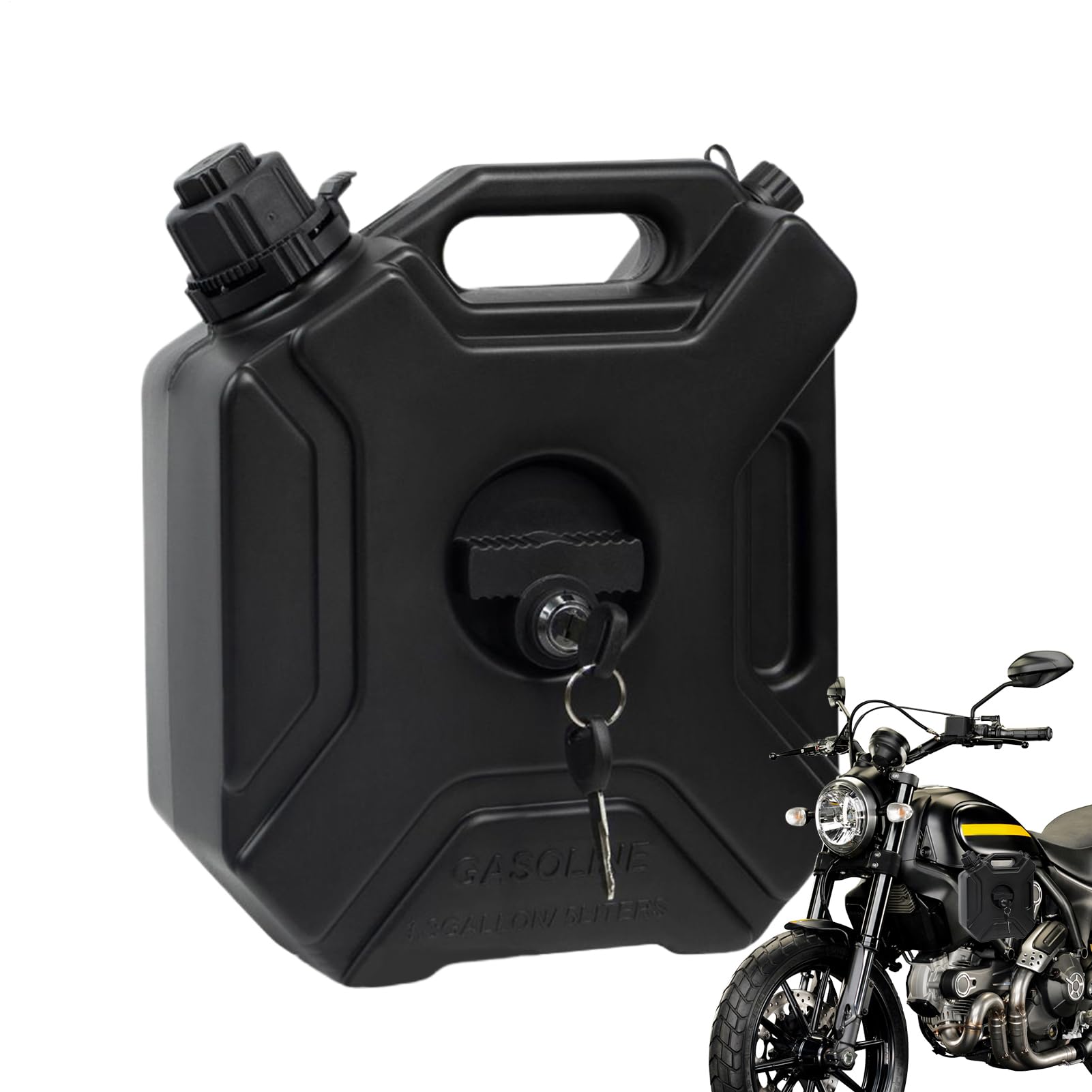 Huile pour voiture, 5 litres antistatique pour huile moteur, réservoir avec fermeture pour moto, bateau, tondeuse à gazon SUV Officine, voyage, camping, eau, jardin, travail agricole