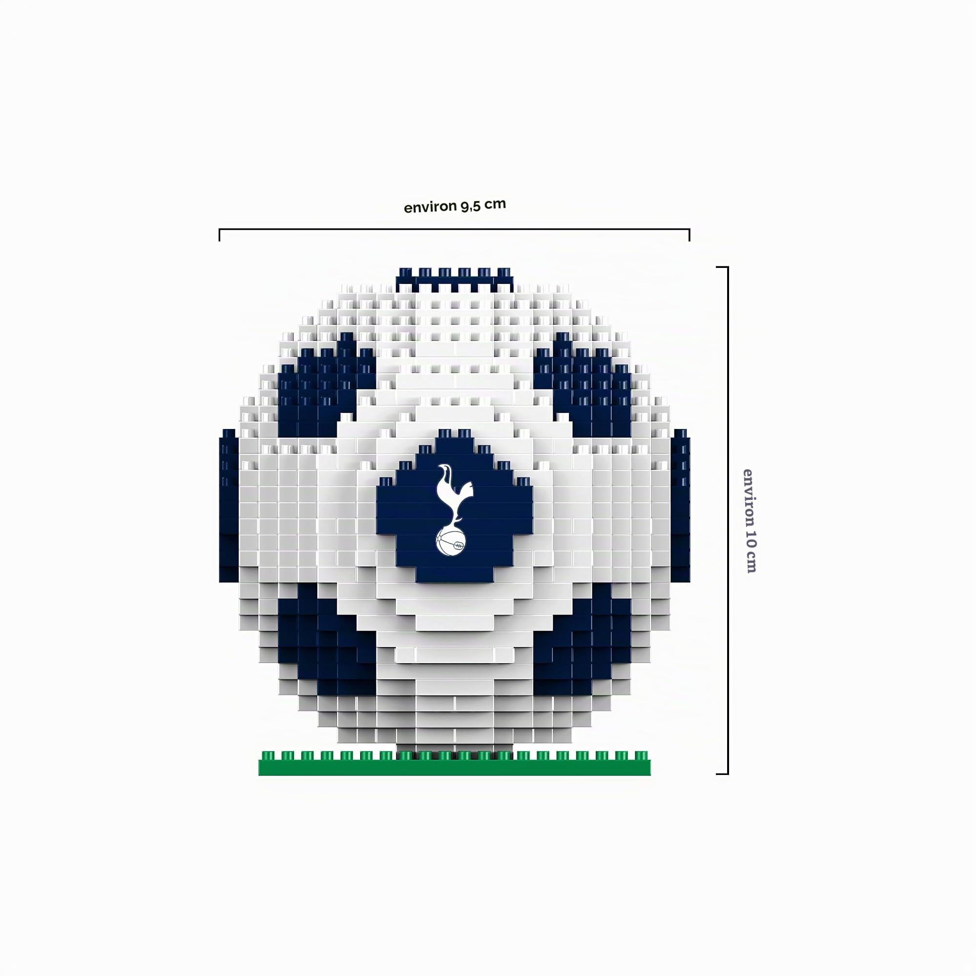 FOCO Tottenham Hotspur BRXLZ Ensemble de Construction de Football 3D sous Licence Officielle