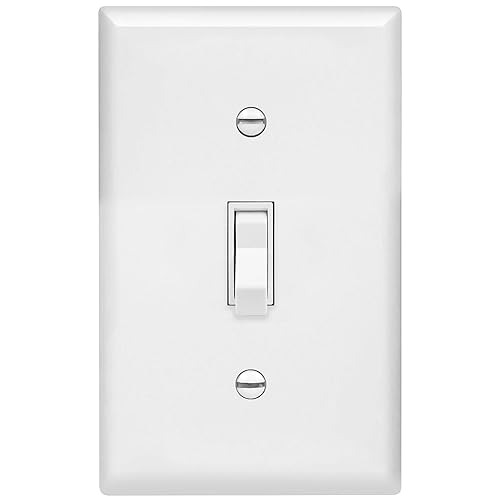 Miniatura 2 de ENERLITES Interruptor de luz de palanca de 4 vías, cuatro vías, cableado lateral, solo cable de cobre, tornillo de puesta a tierra, grado