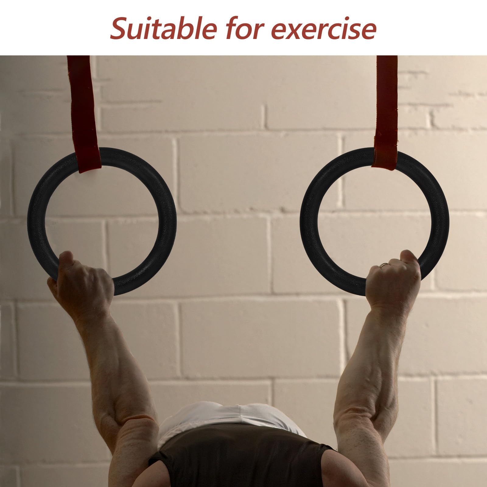 Beaupretty 2piezas Anillos de Gimnasia Abs Ajustables en Altura para Entrenamiento de Fuerza y Core, Accesorios Gimnasio para Ejercicios de Cuerpo Completo, Ideales para Entrenamiento