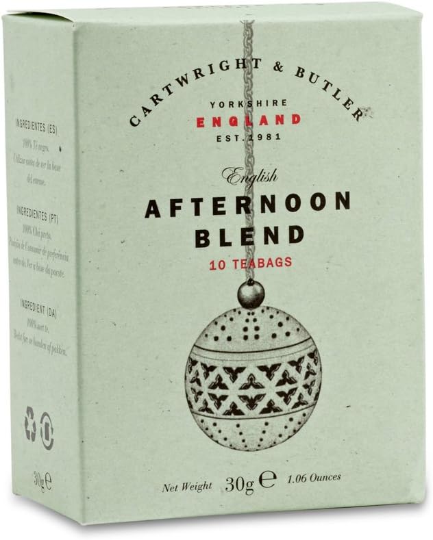 Cartwright & Butler Afternoon Tea Teabags in Carton, Pack of 12 ...
