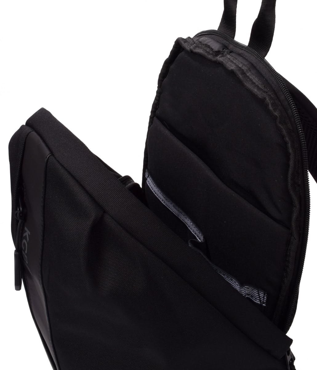KCB Mochila Grande de Hombre Milky | Diseño Espacioso | Bolsillos Organizadores | Funda Acolchada para Portátil y Tablet | 100% Vegano