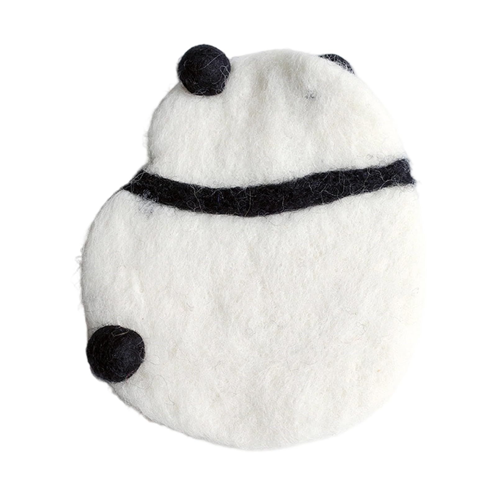 Artistic Felt Coasters Collection Animal Shape Waterproof Fronts Sturdy Table Protections for Daily Use Sturdy Wool Felt Table Protector