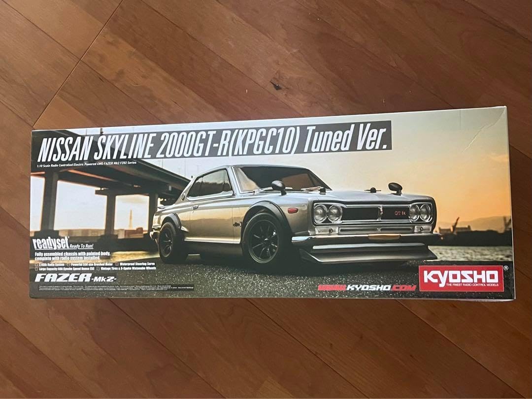 ミニッツAWD 日産スカイライン2000GTR（シルバー）ハコスカ Amazon | 京商 ミニッツAWD 日産 スカイライン 2000GT-R (KPGC10