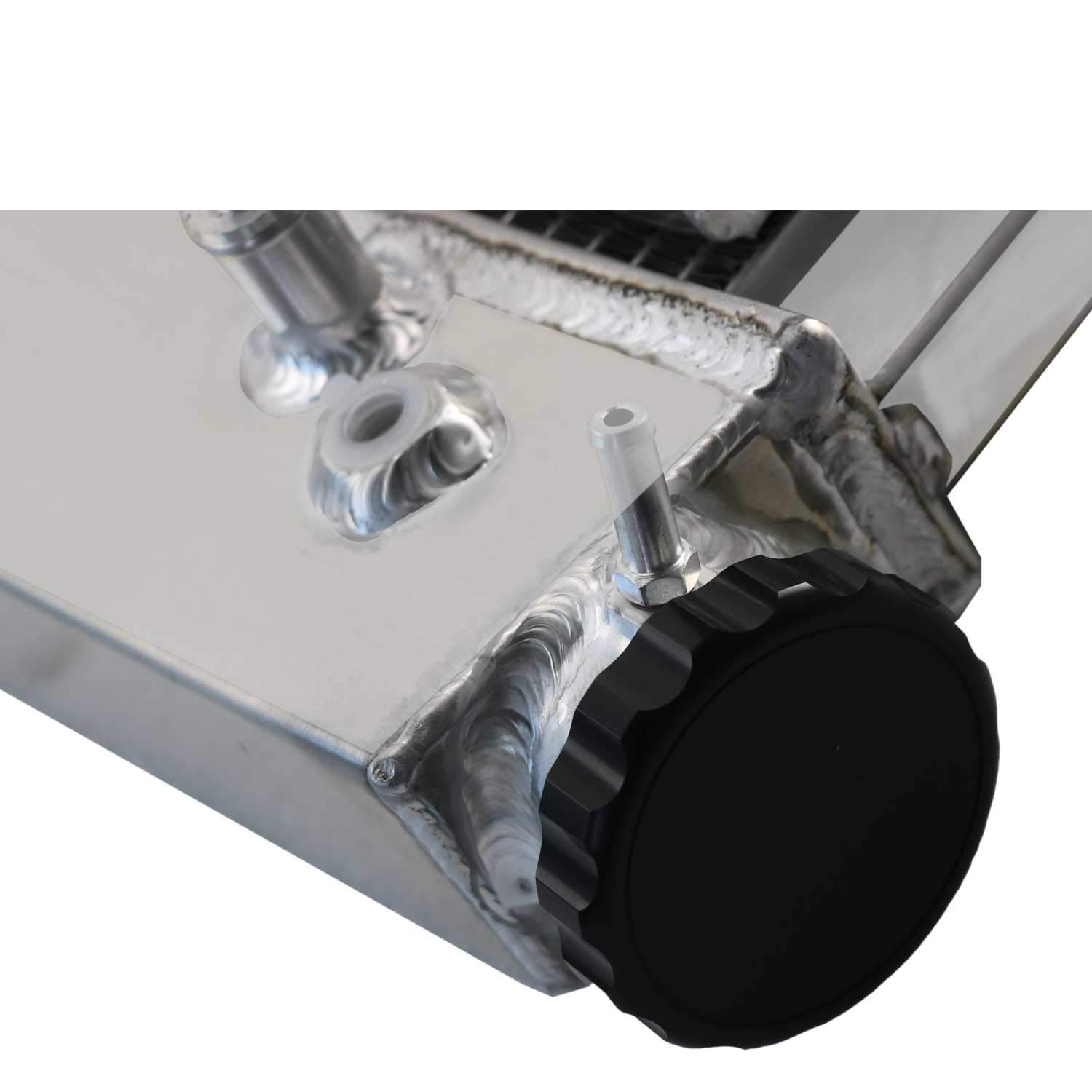 OzCoolingParts 3 Row Core Aluminum CU369 RR369N Radiator + 2 x 12