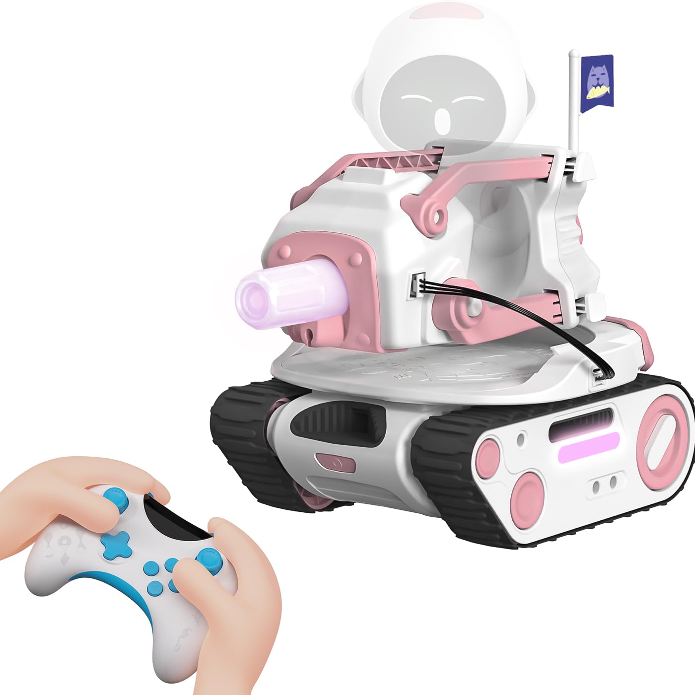 ENERGIZE LAB Panxer Pink Exclusive Vehicle for Eilik Robot