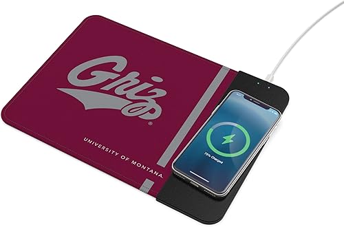 Vista 26 de SOAR NCAA Almohadilla de ratón unisex con carga inalámbrica para teléfono celular